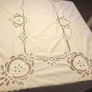 Battenberg Lace Tablecloth